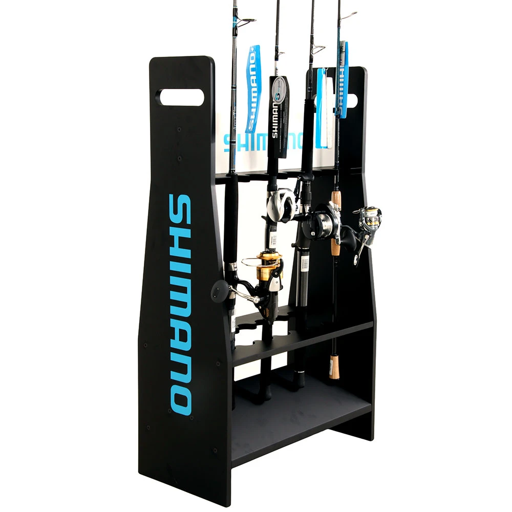 Shimano Rod Rack 14pc Matte Black/White 6 Shimano Rod Rack 14pc Matte Black/White - Image 4