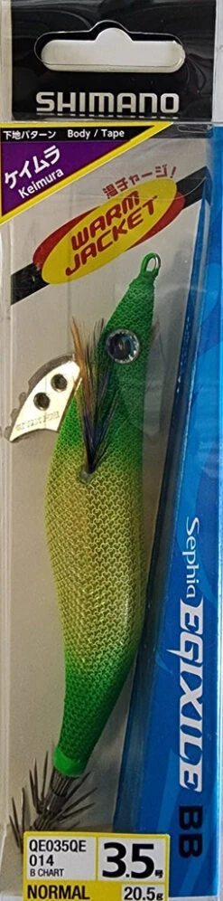 Shimano Sephia Egixile BB 3.5 014 B Chart EGBB25-014