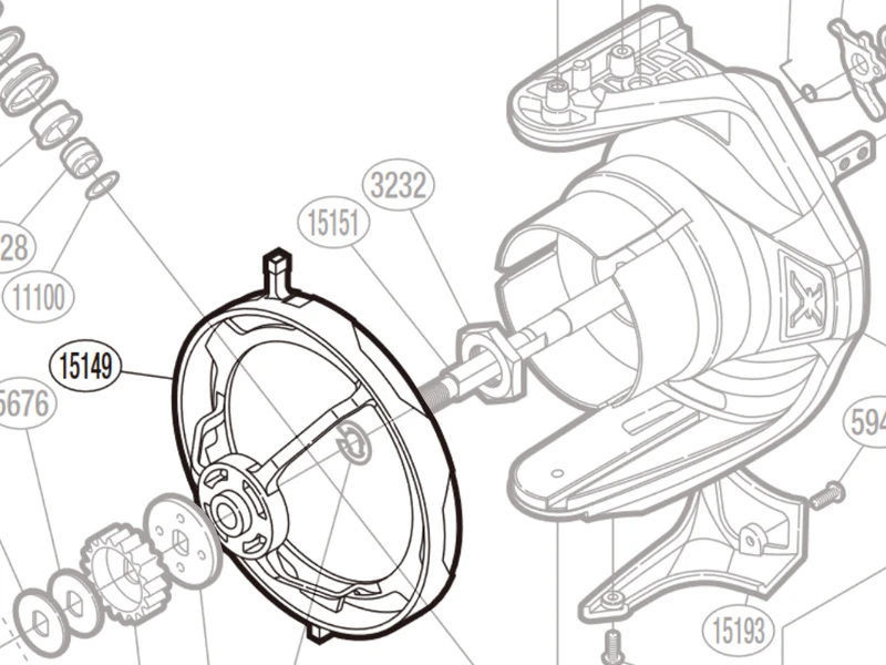Shimano Replacement Line Safety Guard For Ultegra 14000 4 Shimano Replacement Line Safety Guard For Ultegra 14000 - Image 2