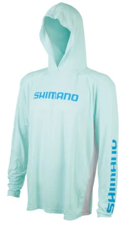 Shimano Long Sleeve Hood Tech T-Shirts -Shimano shimano long sleeve hood tech t shirts 23986.1651243819